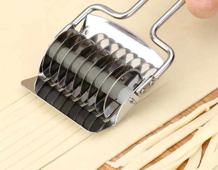 Handmatige persmachine Noedels Cut Mes Keuken tool rvs shredder Sjalot Snijder