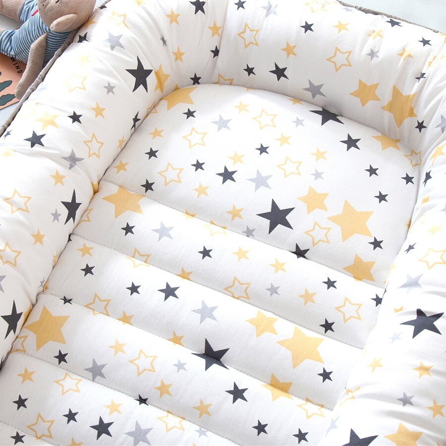 Pasgeboren Baby Bed 50X85Cm Pop Bed Draagbare Baby Katoenen Nest Bed Reizen Babybedje Jongen Meisje Wieg peuter Wieg Bed Baby Wieg