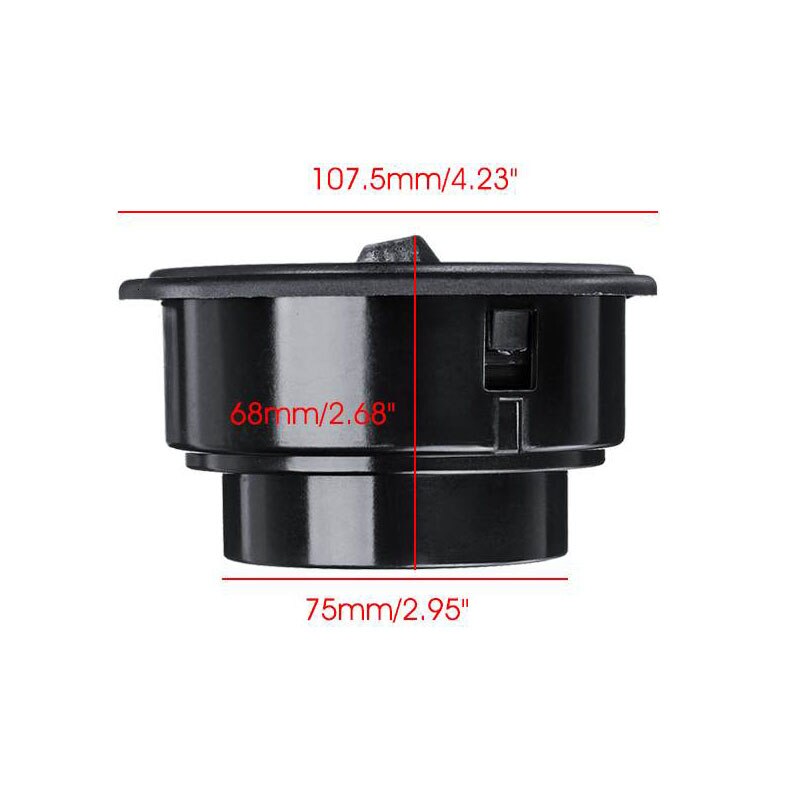 60mm / 75mm odpowietrznik samochodowy wylot płaski podgrzewacz wysokoprężny nagrzewnica powietrza pasuje robić Webasto Eberspacher diesel ogrzewanie postojowe