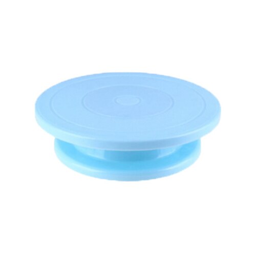 Plastic Clay Pottery Sculpture Rotating Turntable Practical Rotation Rotary Plate Decorating Tools Accessaries DIY: Blue