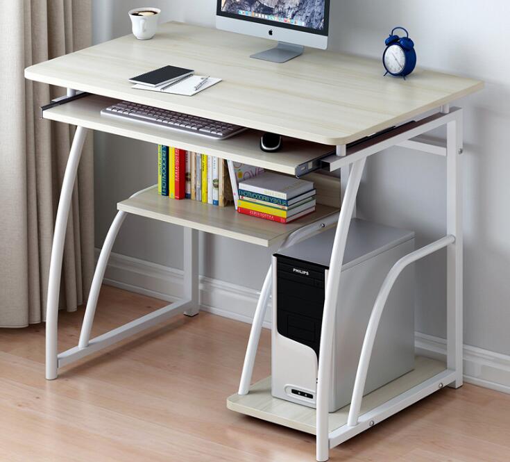 Simple PC Table Laptop Computer Desk Home Office Study Desk Easy Assembly Table Mesa Plegable: Color B