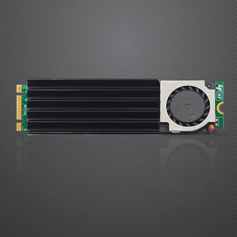 M.2 Hard Disk Heat Sink PCI-E for M.2 2280 Specification SSD Cooling Fan M.2 Solid Cooling Vest 3PIN Power Supply
