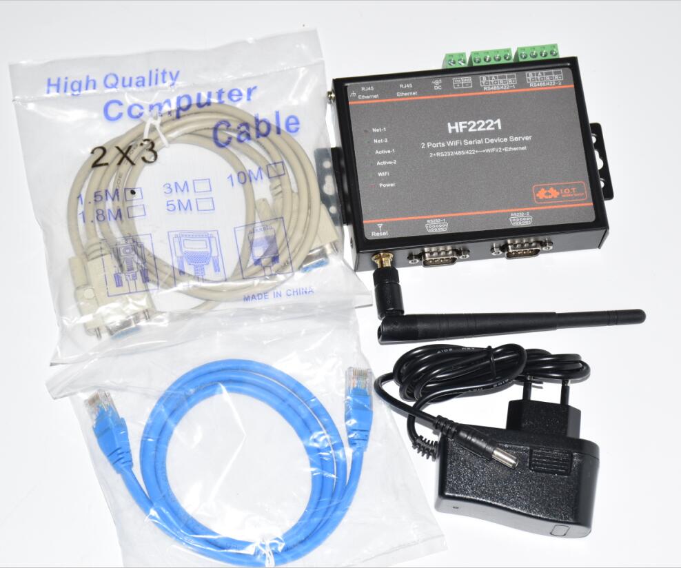 RS232/RS422/RS485 to Ethernet/Wi-Fi Converter server module Conversion Support TCP/IP/Telnet /Modbus TCP Protocol