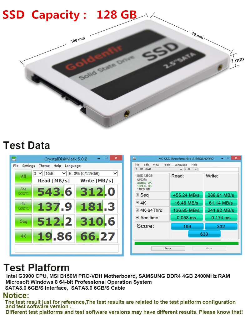SSD 240GB 120GB 60GB 2.5 inch disk drive hd hdd 64GB 128GB solid state drive for pc ssd 256GB