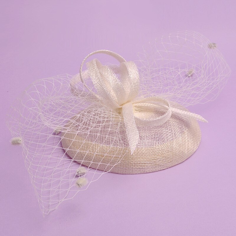 Wedding Bridal Hats Fascinator Feather Ma yarn ladies hat Western-style banquet mesh yarn feather headdress