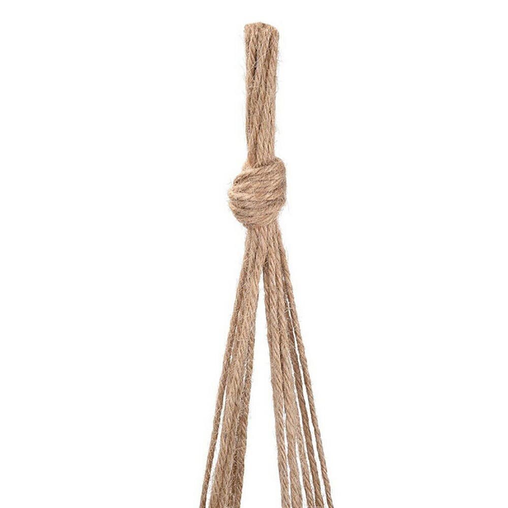 4x Garden Plant Hanger Macrame Hang Planter Basket Rope Flower Holder for 20CM flower Baskets Ropes