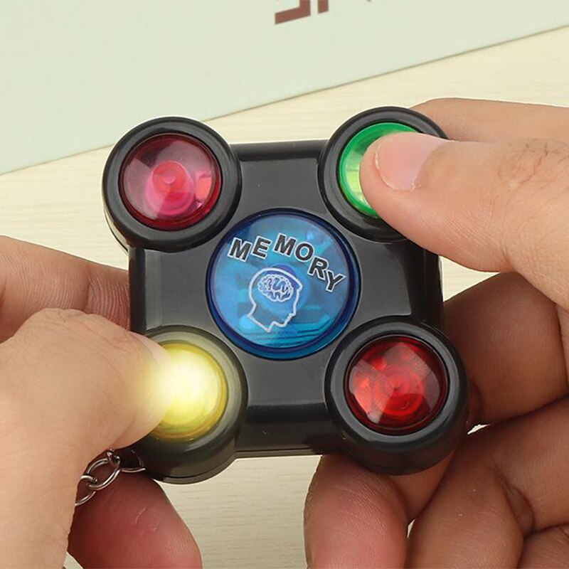 Memory Game Lights and Sounds Repeat My Flashing Souptoys Memory Training Electronic Console Puzzles Anti-Stress Toy