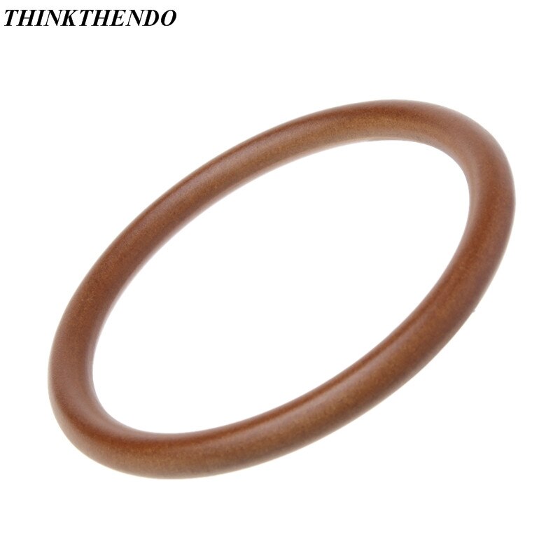 Ronde Houten Handvat Voor Handgemaakte Handtas Diy Tote Purse Frame Maken Tas Hanger