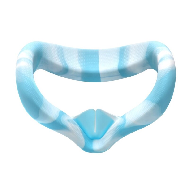 Silicone Cover for oculus Quest 2 VR Eye Pad Cushion Cover Accessory Lightproof: Blue