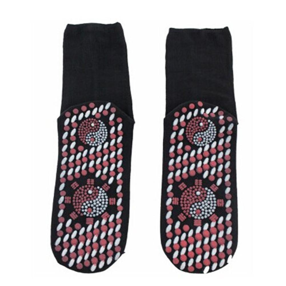 Chaussettes de Massage de sport confortable respirant Tourmaline aimant thérapie masseur hiver auto-chauffant santé chaussettes de soins des pieds