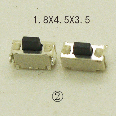 50 Uds botón de teléfono pulsador lateral Micro botón Interruptor táctil de luz 2X4mm 3X6X3,5mm interruptor táctil momentáneo montaje SMD PCB