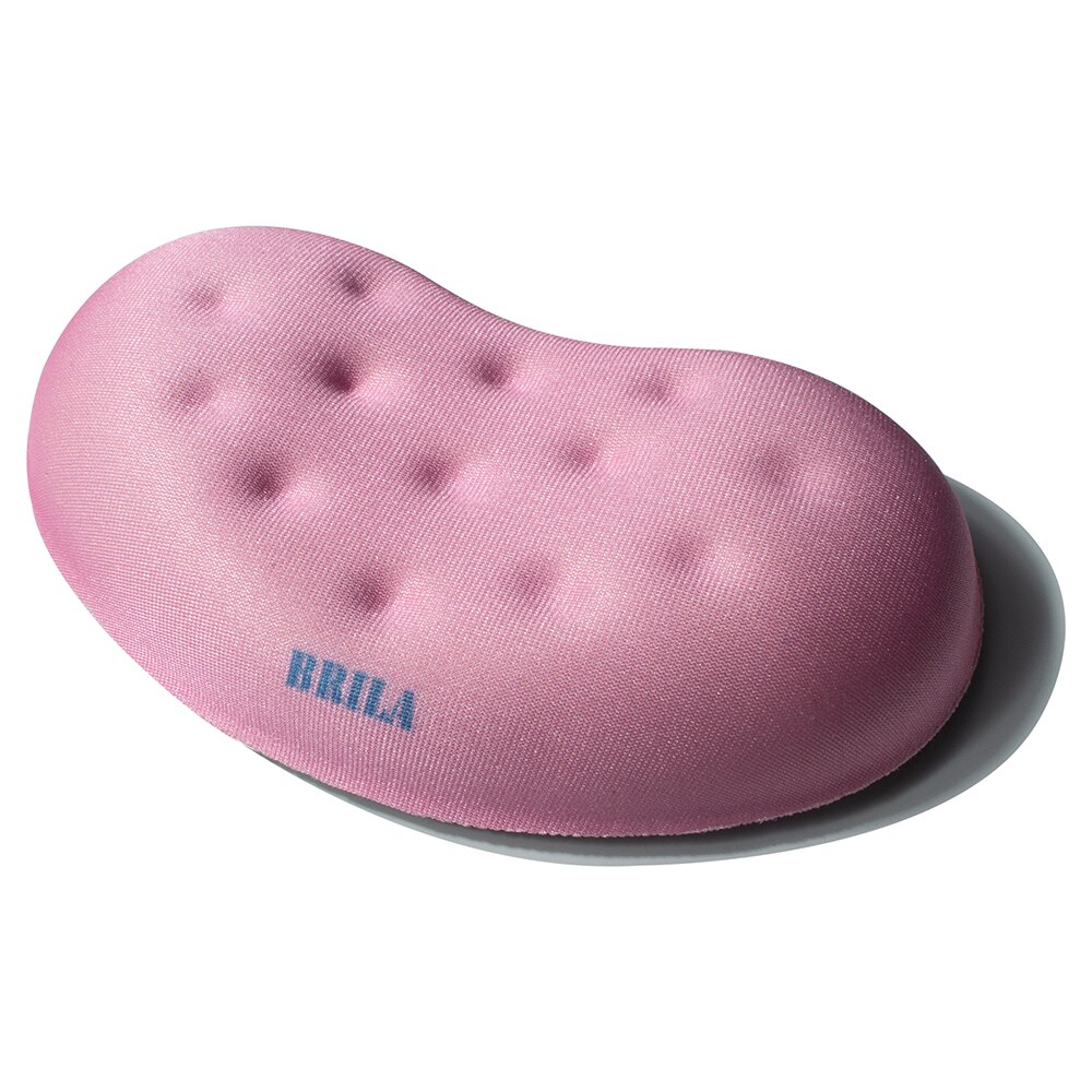 Almofada da almofada do apoio do descanso do pulso do rato & do teclado da ergonomia da espuma da memória de brila para o trabalho de escritório e o jogo de computador, alívio da dor do pulso: Pink Mouse Wrist