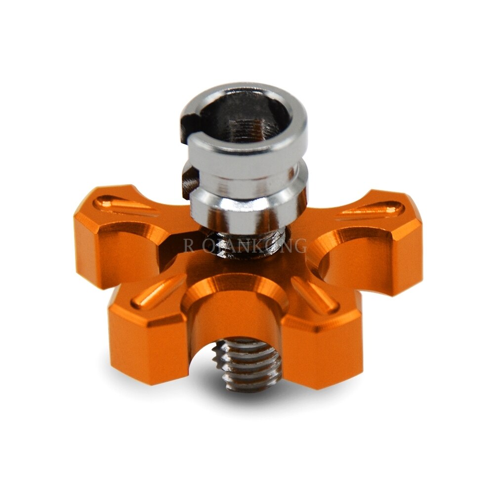 Motorcycles Accessories M10 M8 * 1.5 CNC Clutch Wire Adjustment Cable For Moto Guzzi Triumph Cafe Racer Suzki Vespa GTS300 KTM: 10mm orange