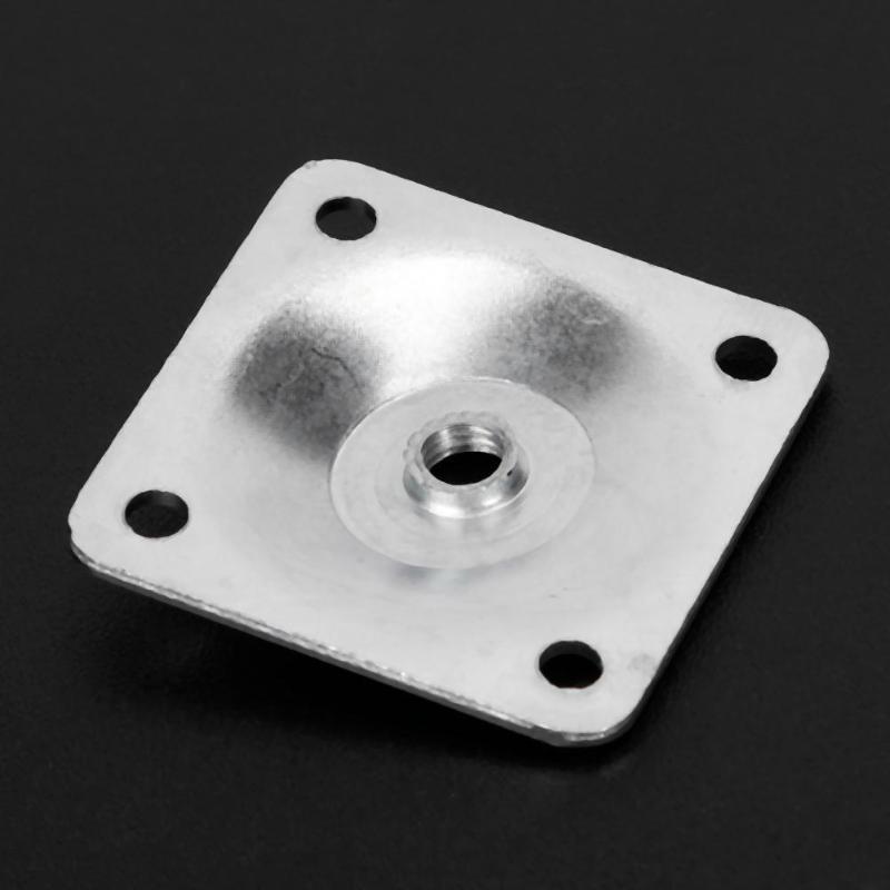 10pcs Furniture Hardware Table Leg Mounting Plate Sofa Legs Plates Hinge