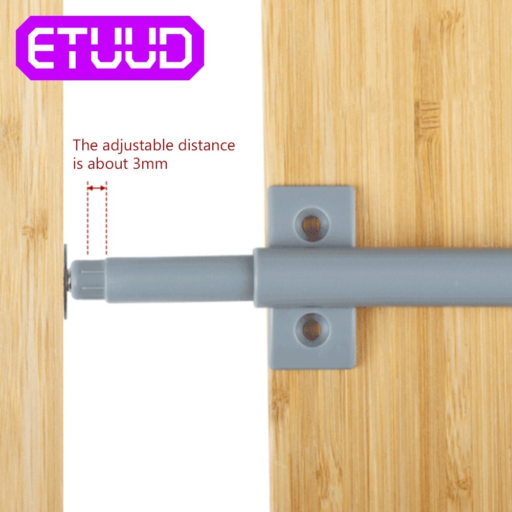 Magnetic Cabinet Catches Cabinet Latch Push to Open Cupboard Drawer Door Touch Stop Damper Buffer Pull Push Invisible