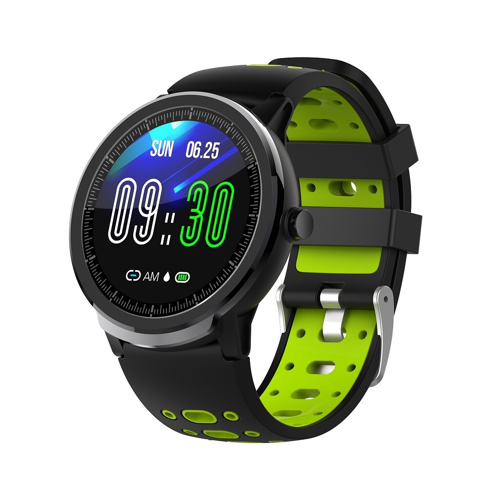 Senbono S10pro Full Touch Smart Horloge Mannen Vrouwen Sport Klok Hartslag Sleep Monitor Polsband Smartwatch Voor Ios Android Telefoon: Groen
