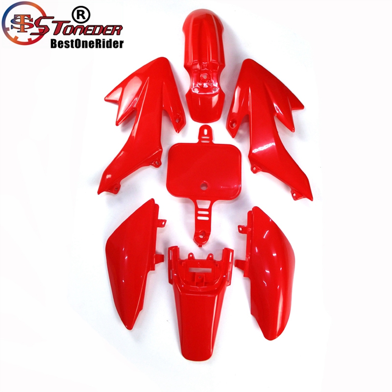 Stoneder Kuip Plastic Fender Kit Voor XR50 CRF50 Ssr Thumpstar Stomp Coolster Pitsterpro Braaap Sdg Gpx Dhz 50-160cc Pit Bike