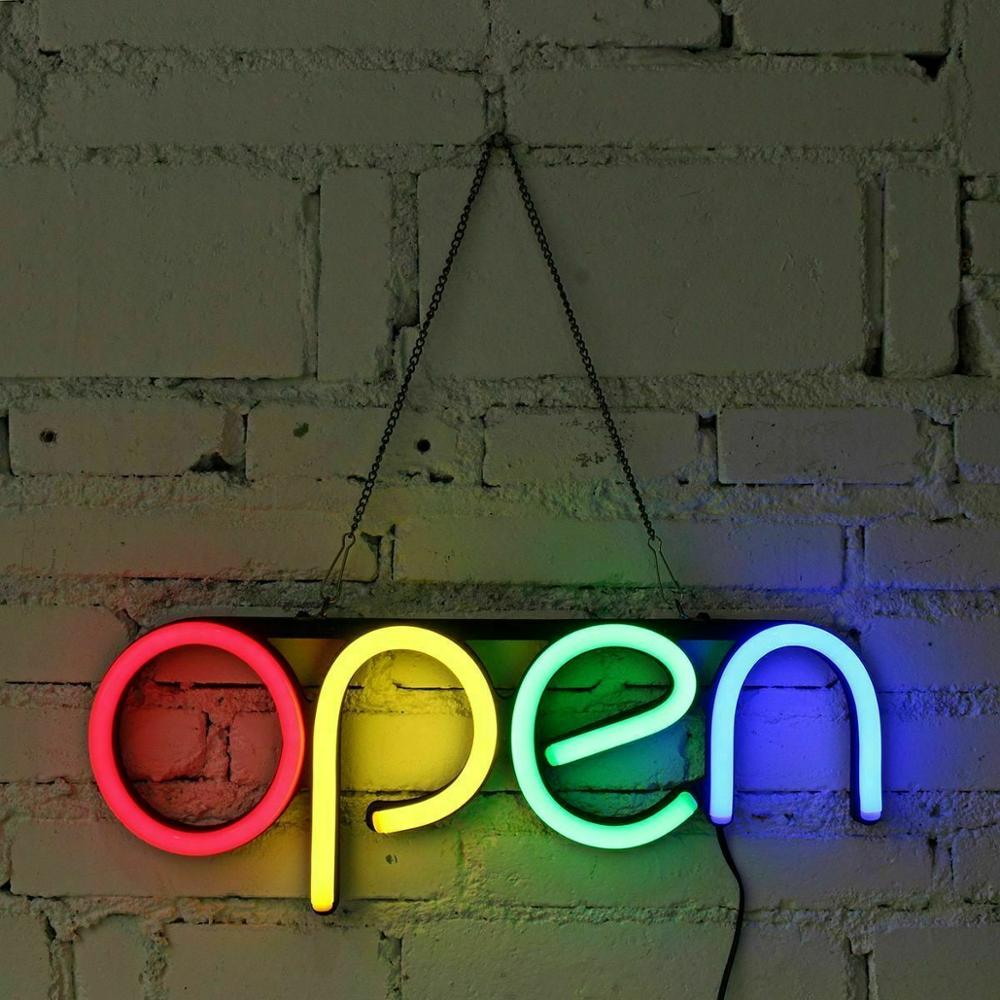 OPEN Business Sign Neon Light Ultra Bright LED Store Shop Advertising lamp Lights