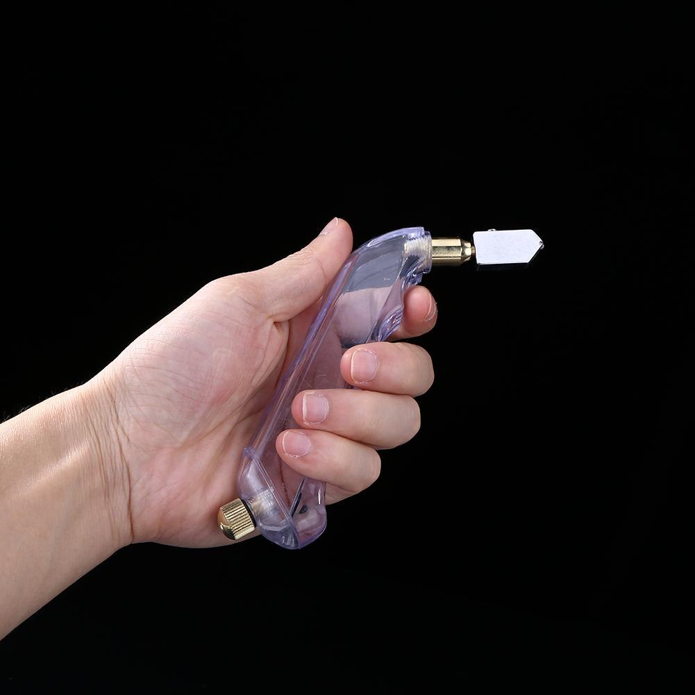 155mm Handheld Glass Cutter High Simplicity Comfortable Tungsten Carbide Stained Tool for 1-15mm DIY Tile Mirror Craft