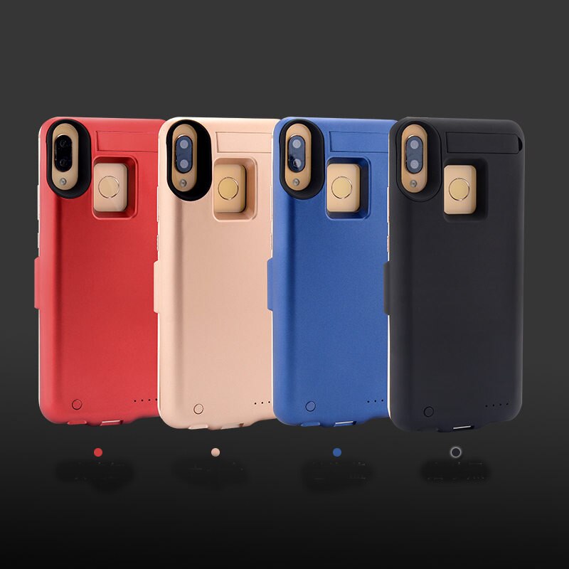 Back clip battery Case For Xiaomi Redmi 7 External Charging Power Bank Backup Battery Charger Case For Xiaomi Redmi Note 6 Pro