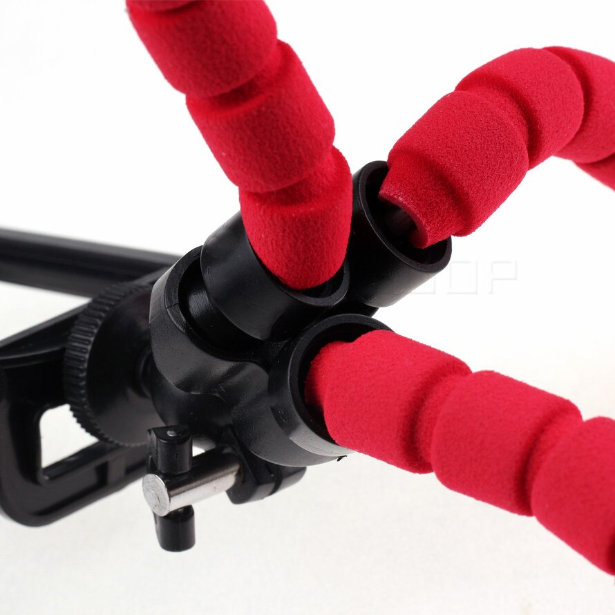Mini support de trépied de pieuvre d'éponge Flexible portatif avec le support pour l'iphone Samsung Xiaomi pour le bâti de DSLR d'appareil-photo de Gopro