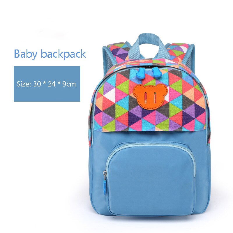 Edison bébé sac à dos de sac d'école dessin animé mignon étanche enfants bébé sacs maternelle sac pour écolière enfants sac: Bleu ciel