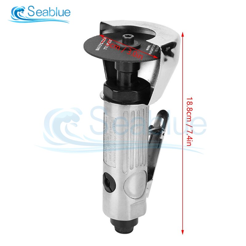 25000rpm Pneumatic Metal Cutting Machine Cut Off Grinders 3 inch Straight Air Cutter Cutting Tools For Metal Working