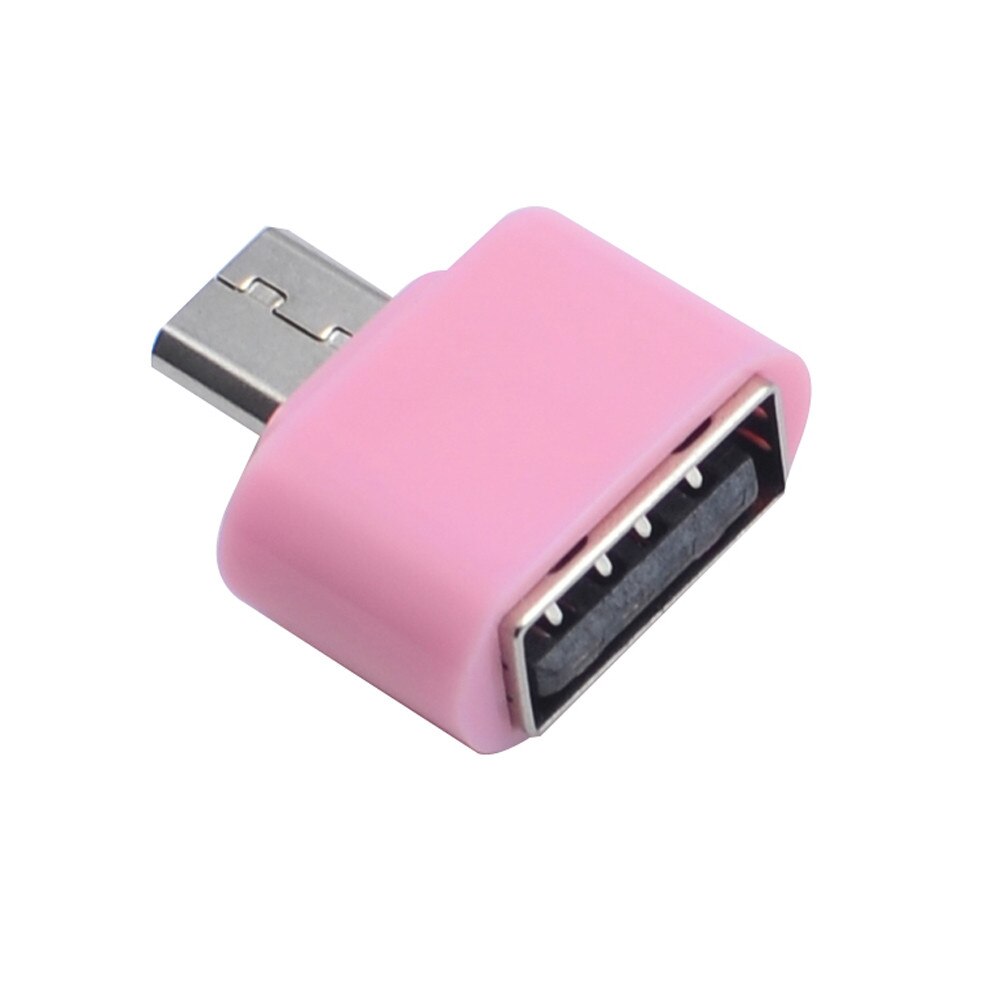 Micro Usb Naar Usb Otg Adapter Mini Converter Voor Android Smartphone Draagbare Adapter Usb Otg Connector