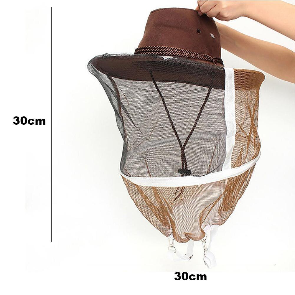 Denim Dick Biene Hütte Schützen Sicherheit Anti-Biene Gesicht Maske Kappe Cowboy Fliege Hütte Netz Bienenzucht Imker Schutz Insekt q7O3