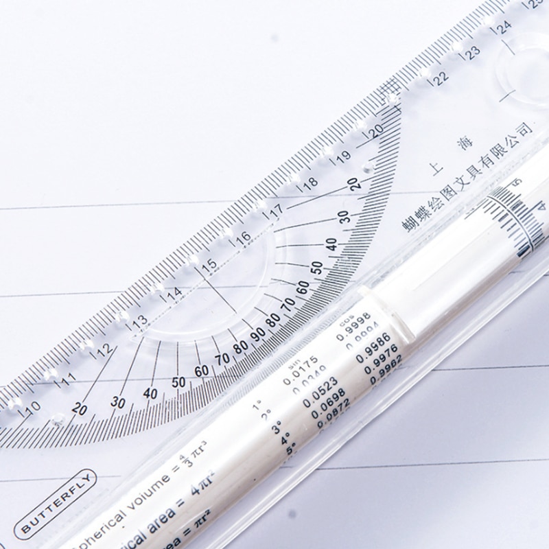 30cm parallel ruler, drawing roller balance ruler, multi-purpose drawing rolling translation ruler