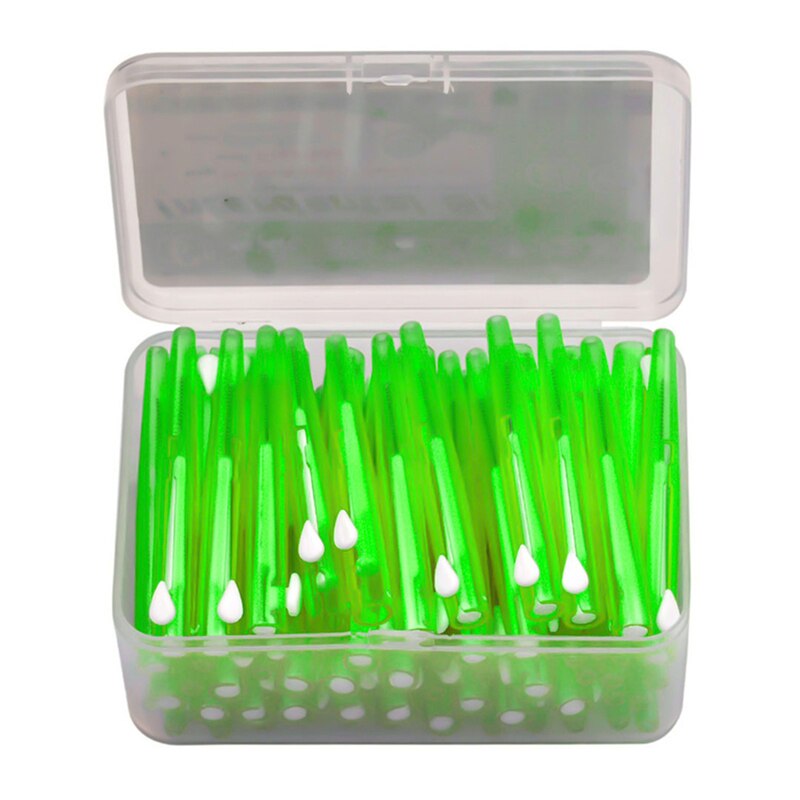 Cepillo Interdental desechable de 60 uds., escobillas suaves, limpiador de hendidura Dental, blanqueador Dental, cepillo de alambre, palillo Dental, palo de hilo Dental 31