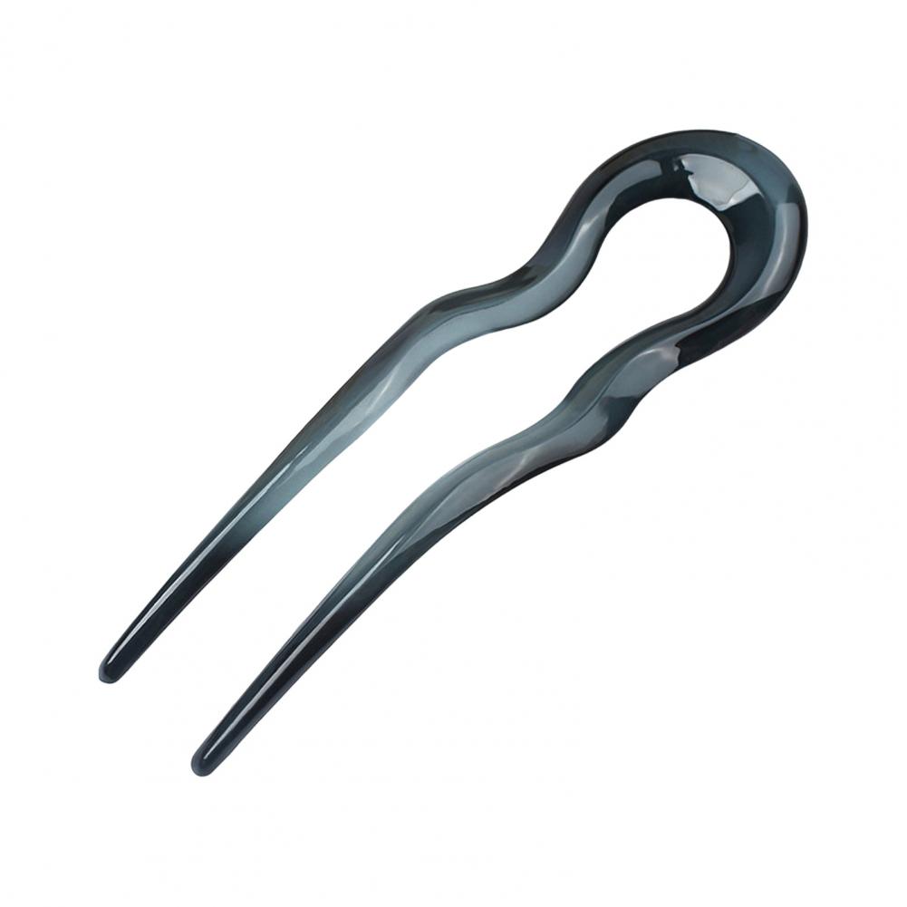 13cm French Hair Pin For Thick Thin Hair U-shaped French Twist Stick Hair Fork Chignons Pins Women Long Hair-Styling Accessories: grey