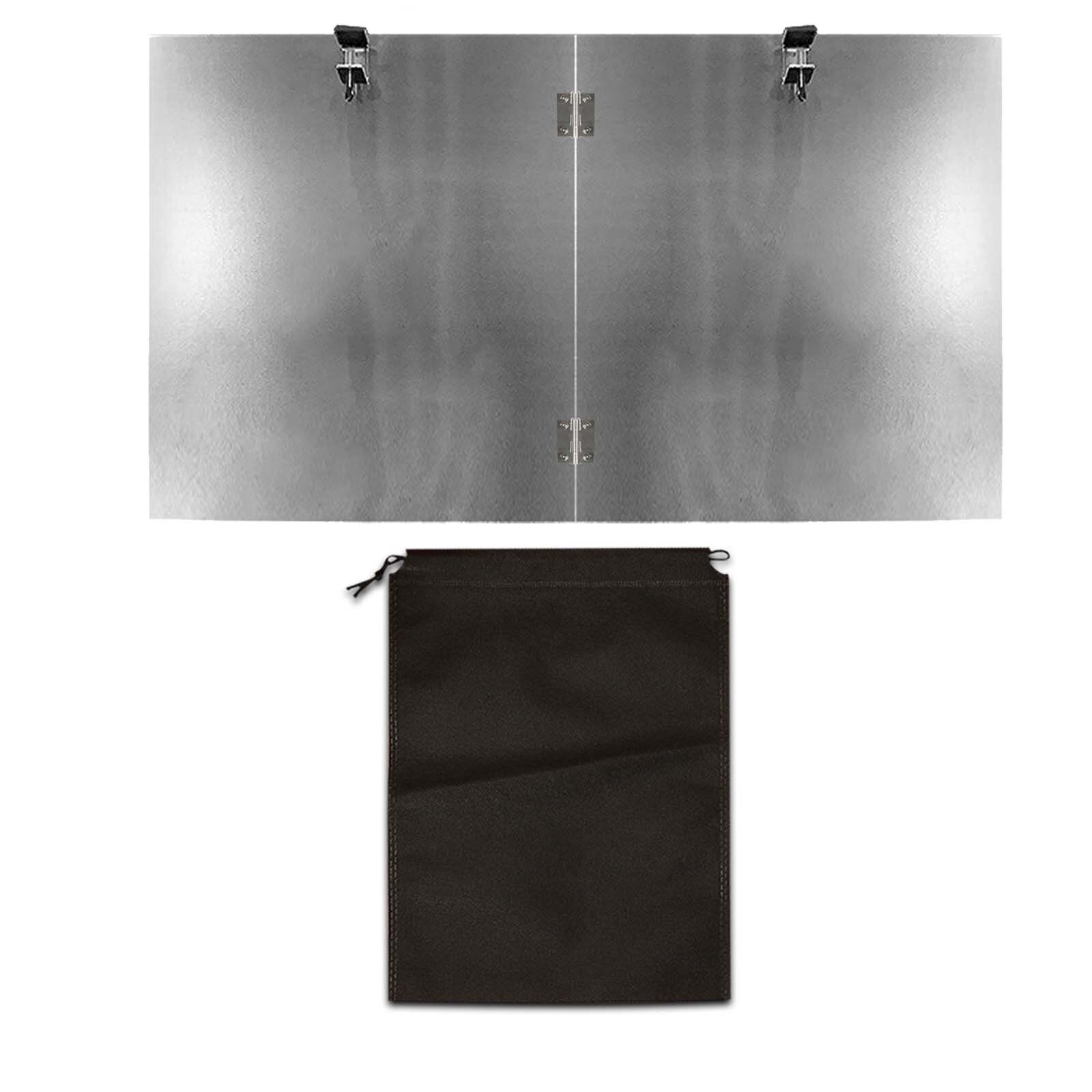Estufa para terraza exterior, Reflector de enfoque térmico de propano, calefactor de terraza y bolsa de almacenamiento para almacenamiento, calefacción conveniente, familia #35