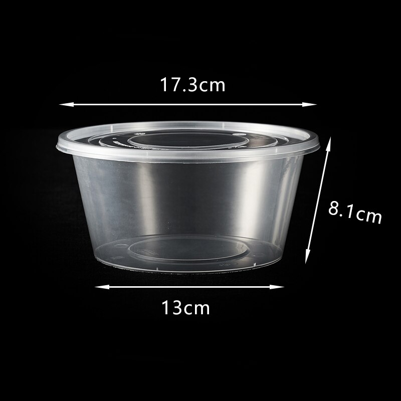 Lunch box: 1250ml 50sets