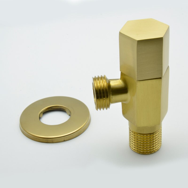 SPRING SUMMER antique brass Triangle valve bathroom accessory 1/2*1/2 angle valves Stop Shut Off Water Triangle