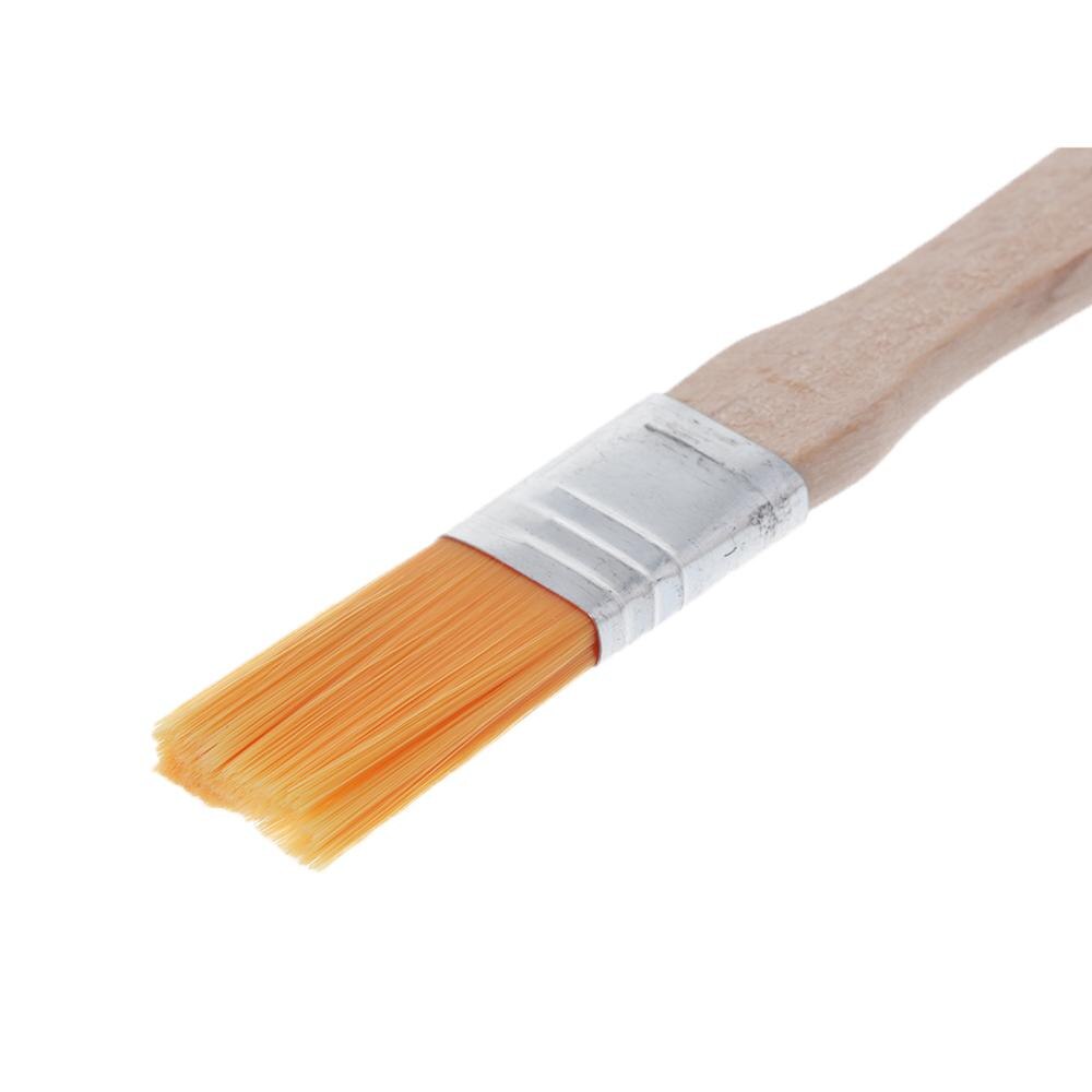 10 stk træhåndtag børste nylonbørster svejsning rengøringsværktøj til lodde flux pasta rester tastatur pc