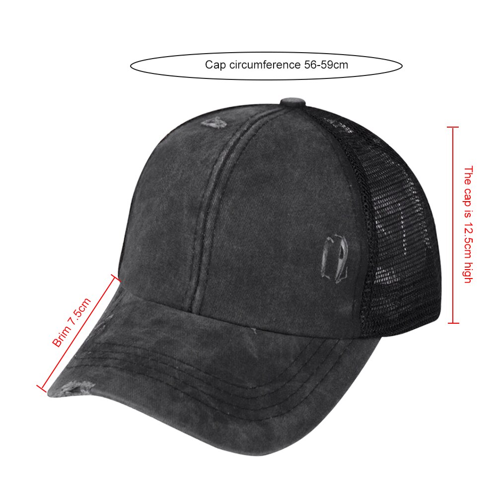 Coletero con gorra de béisbol de malla para hombre y mujer, gorra ajustable para verano, deportes de equitación al aire libre, informal: A