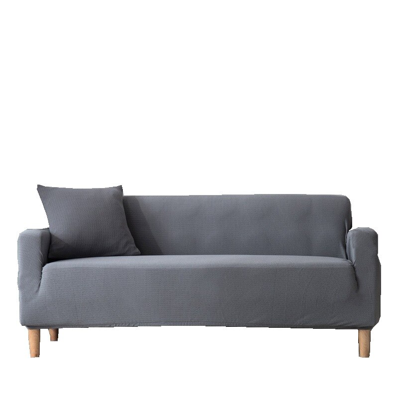 Microfijne bankhoes anti-kattenkrab woonkamer grijze bankhoes moderne tweezitsbank anti-vuil meubelhoezen: 185-230cm