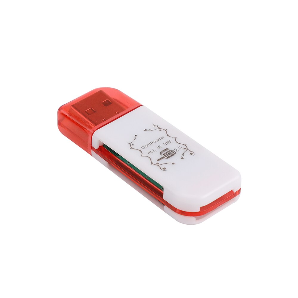 4 In 1 USB Card Reader Multi-Functional SD TF MS M2 USB Readers with Moon Shape for PC Laptop Desktop Computers