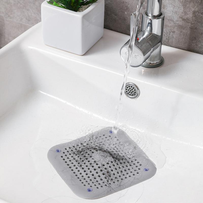 Filtre Anti-blocage pour cheveux, filtre domestique pour évier, filtre Anti-blocage pour douche, bouchon de vidange de sol, accessoires de cuisine et de salle de bains