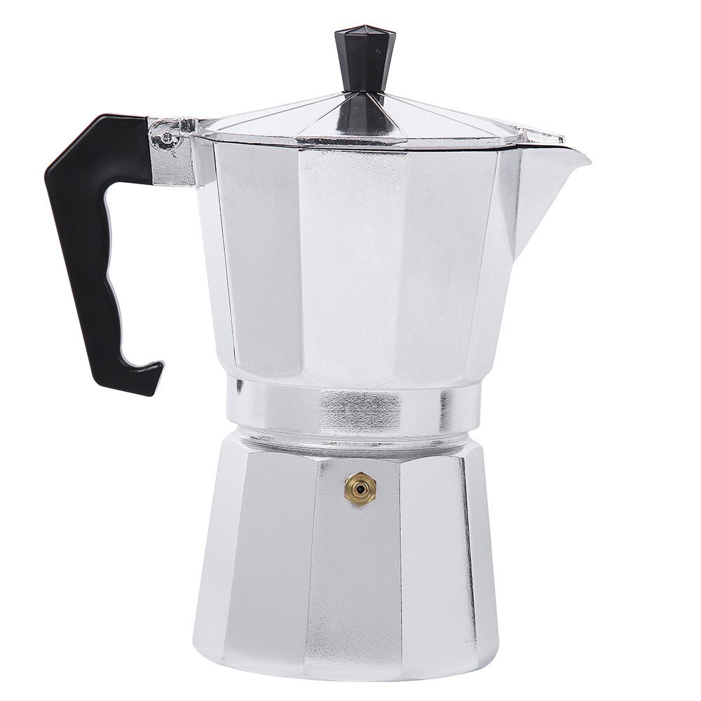 Aluminium Cubaanse Koffiezetapparaat Stove Top Koffiezetapparaat Moka Pot Italiaanse Espresso Greca Koffiezetapparaat Brewer Percolator: 3 cup 150ml