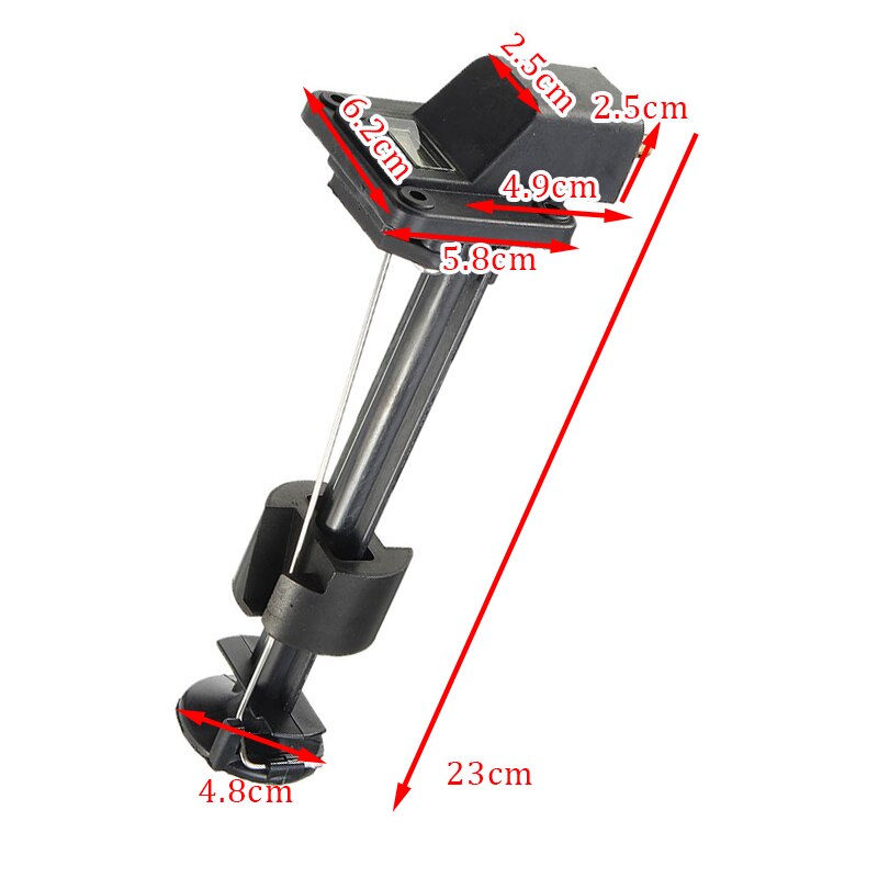 12L/24L External Fuel Tank 23cm Plastic Gauge Meter Assy for Yamaha for Hidea Outboard Motor One Complete Fuel Gauge Assembly