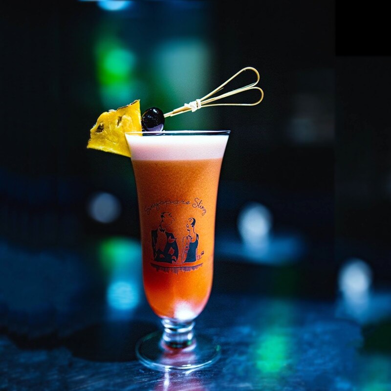 2PCS Singapore Sling Glasses, Cocktail Glasses, Long Drink Glasses, Juice Glass Set of 2