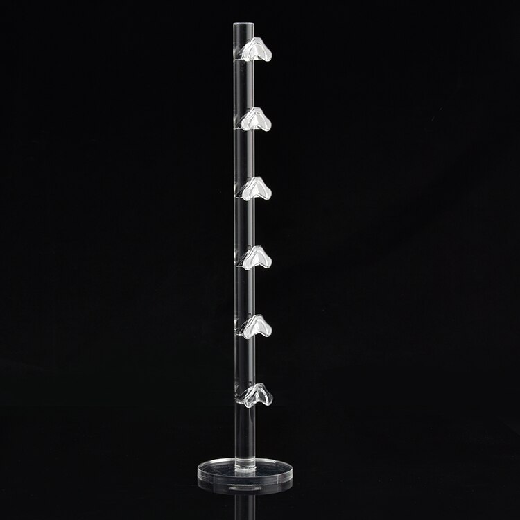 Acrylic 6 Pairs Sunglasses Eye Glasses Frame Rack Eyewear Counter Holder Display Stand Display Holder