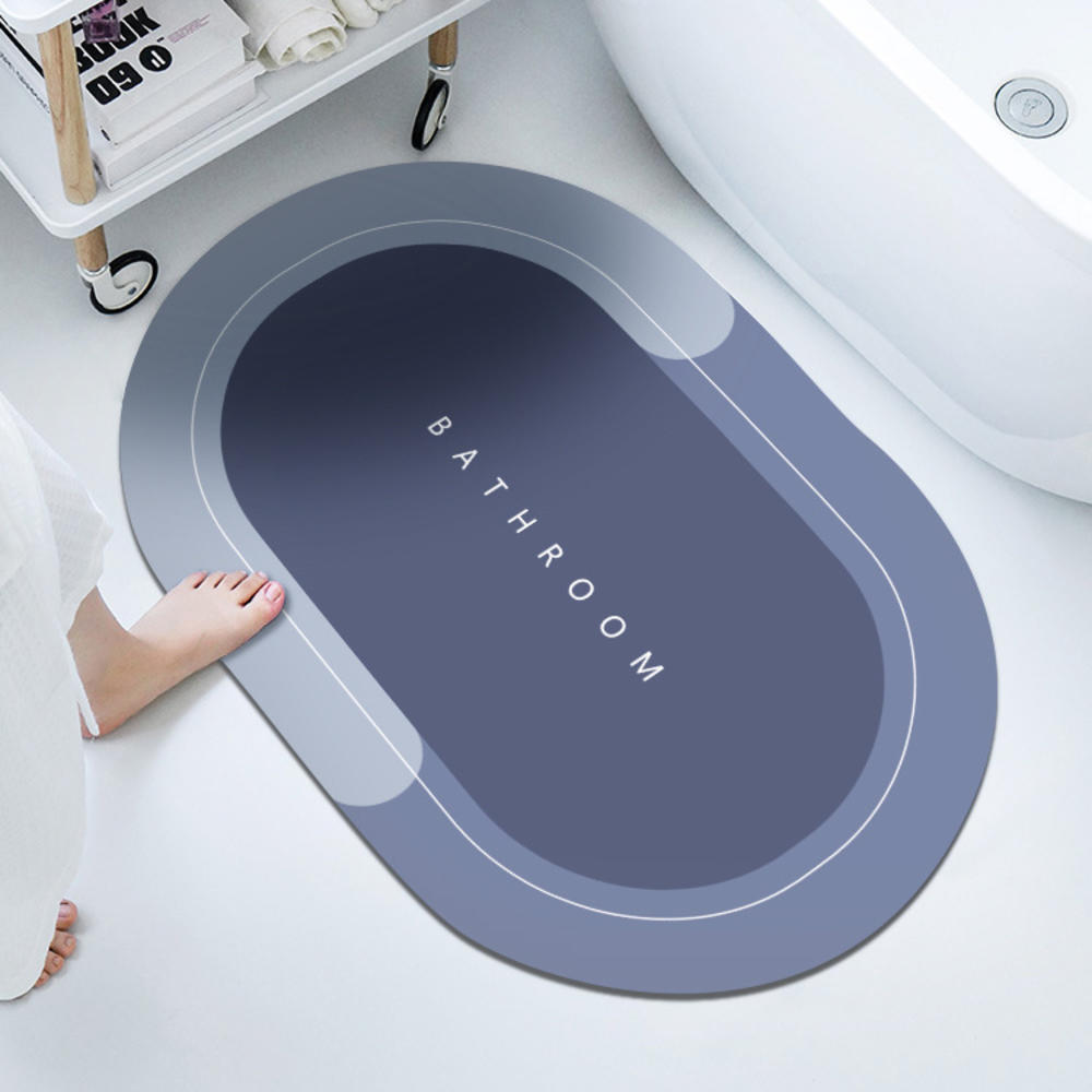 Diatom Cushion Instant Dry Bathroom Mat Quick Drying Carpet Strong Water Absorption Moisture-proof Toilet Floor Non-Slip Rug
