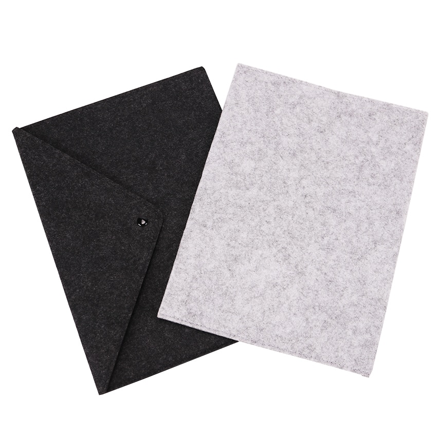 1PC Office Supplies Simple Solid A4 Big Capacity Document Bag Business Briefcase File Folders Chemical Felt Filing Products