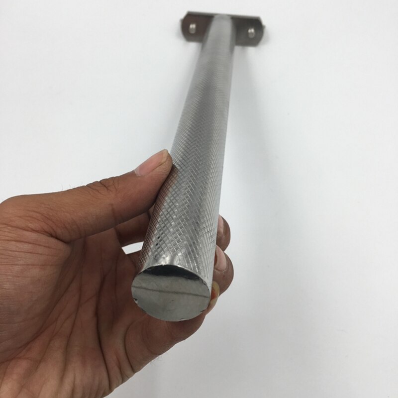 J2FB Parrot Perch Stainless Steel Rod Stand with Rhombic Pattern for Pet Birds