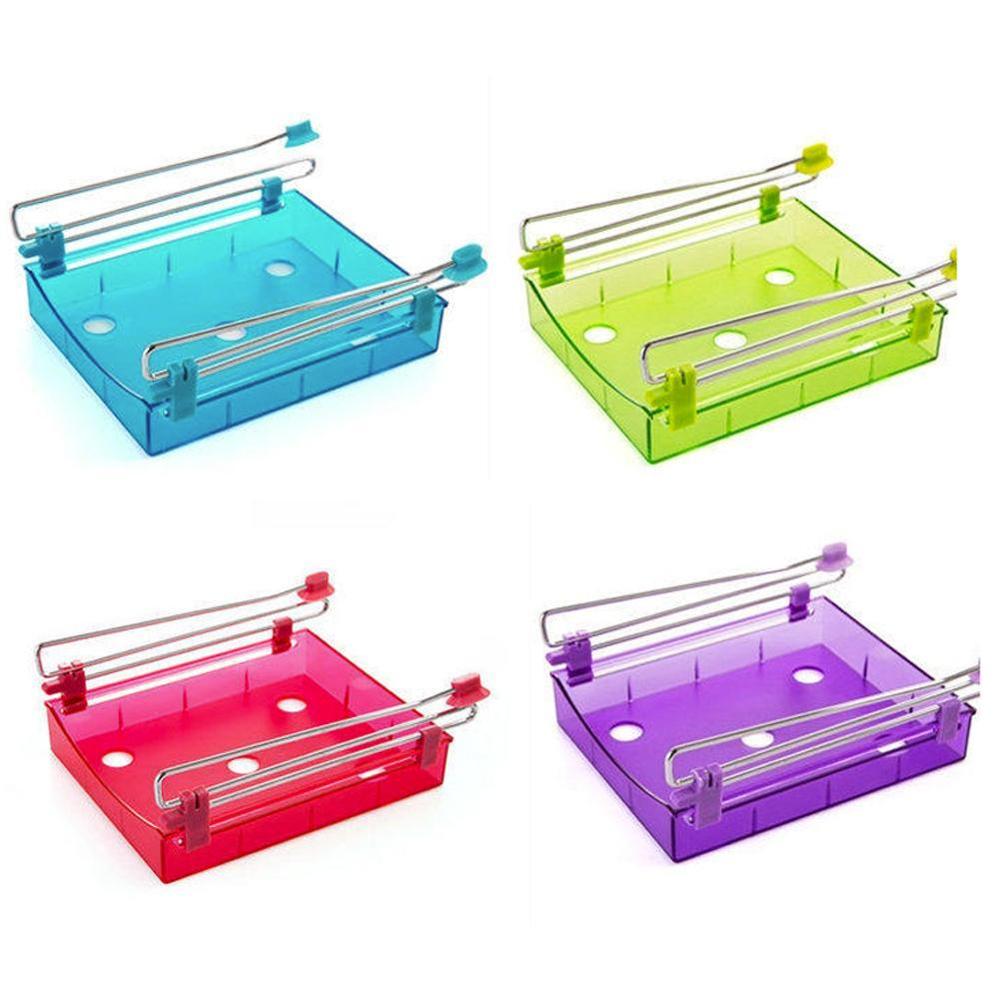 1pc Household Kitchen Refrigerator Layer Storage Rack Storage Accessories Vegetable Suppplies Food X3E0