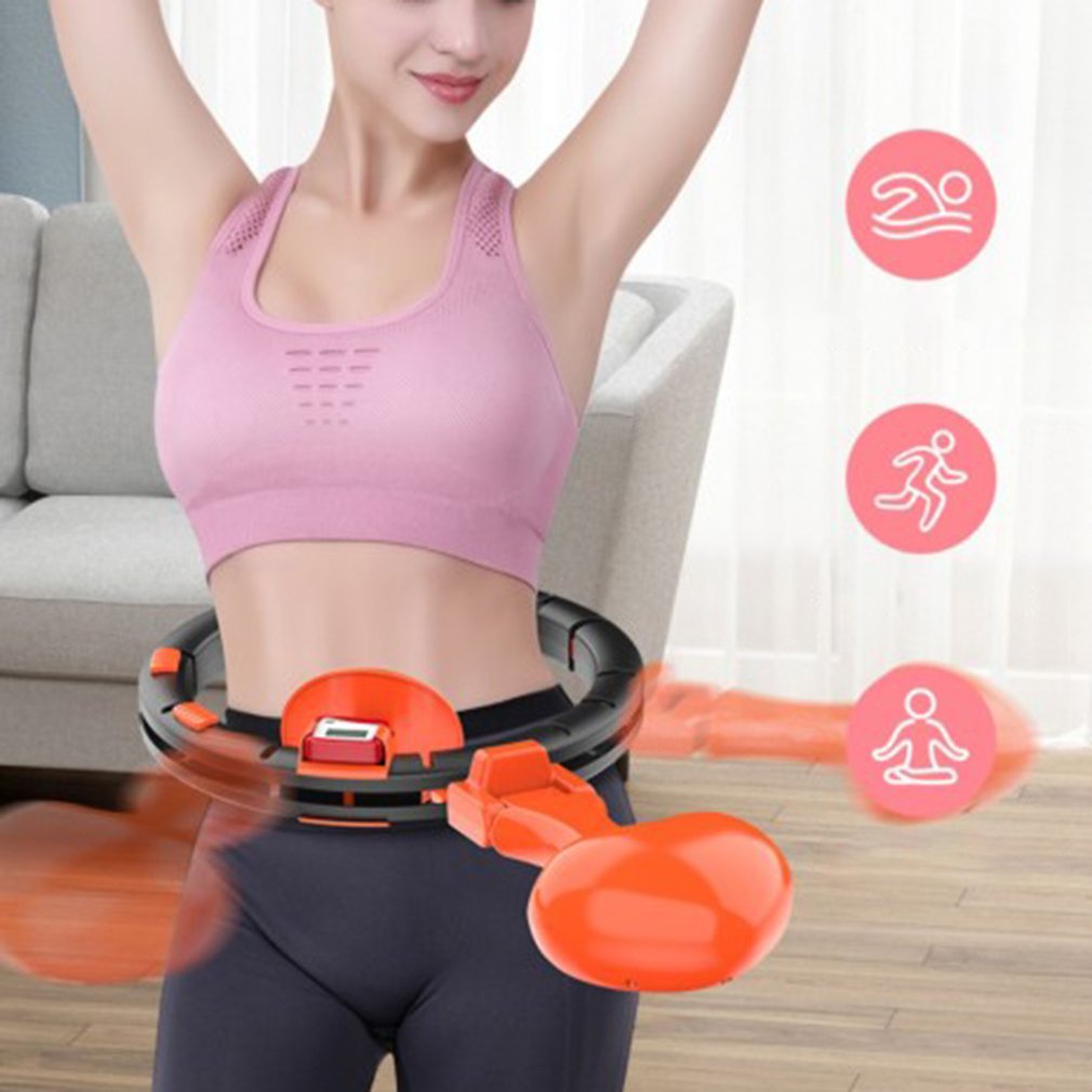 Body-Building Home Equipment Hoop Gymnastics Child Portable Sports Hoops Yoga Waist Exercise Detachable Hoop