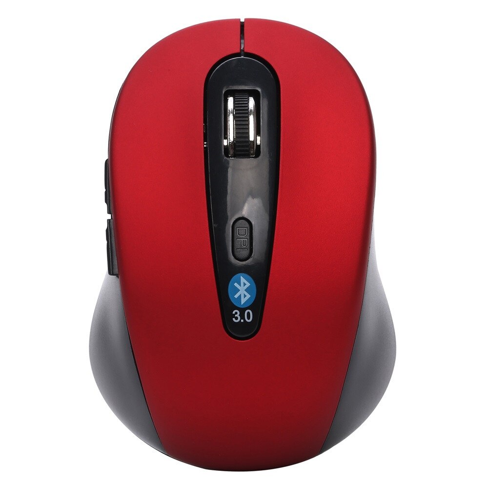 Wireless Mini Bluetooth 3.0 6D 1600DPI Optical Gaming Mouse Mice for Laptop Mini Laptop Notebook Office Gaming Mouse#T2: Red